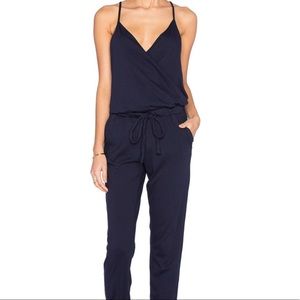 Bobi supreme jersey jumpsuit navy